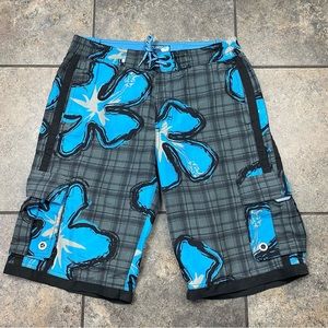 Men’s Point Zero Paradise Bathing Suit Swim Trunks Size Large